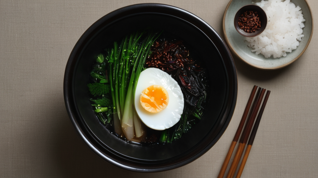 봄동비빔밥 재료 준비하기