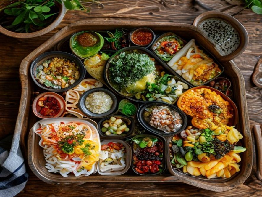 2 가볍고 속이 편안한 웰빙 식단 훈제오리 양배추 쌈밥 도시락 레시피