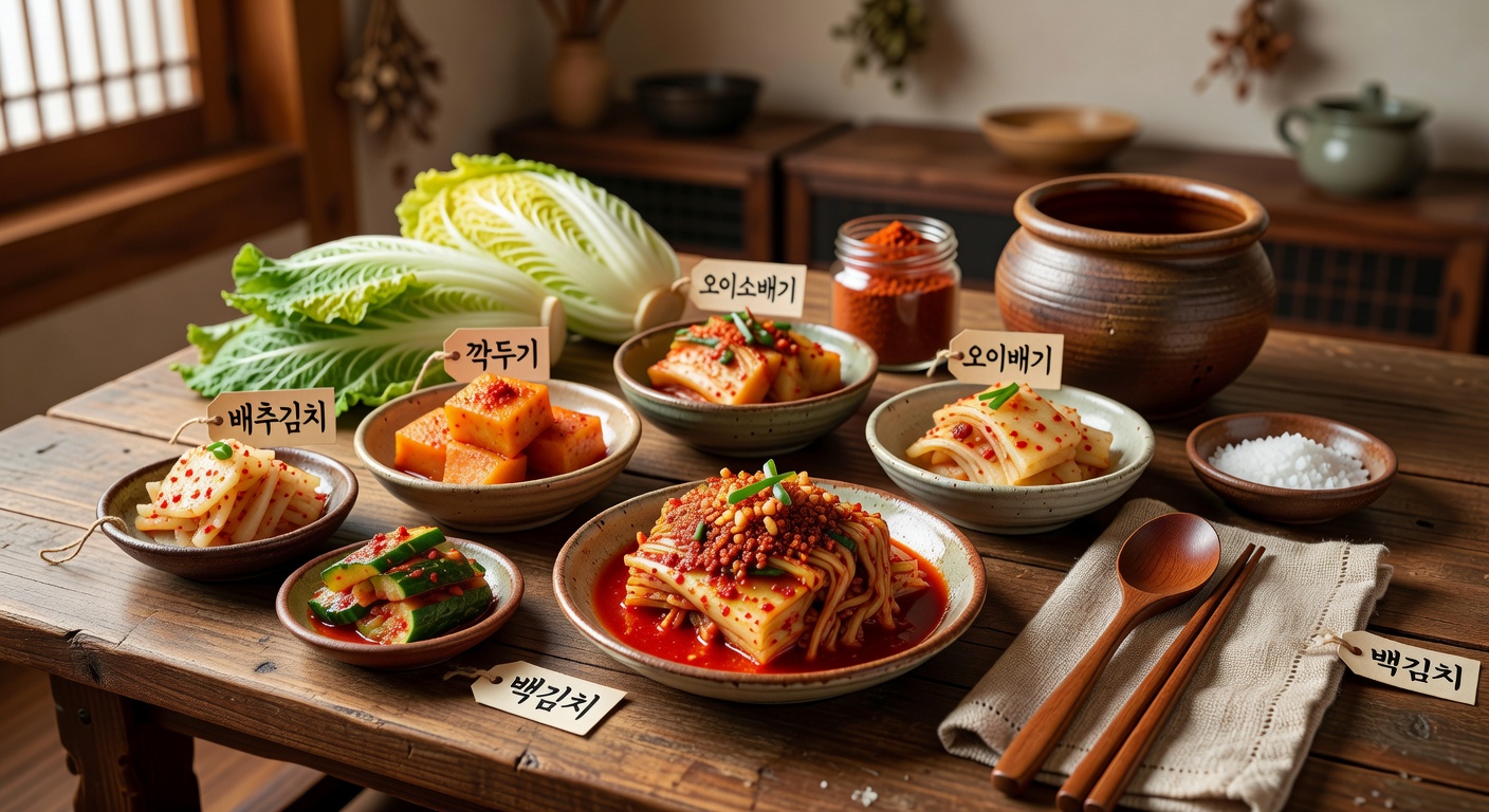 1 한국인이 즐겨 먹는 김치 종류 한눈에 보기