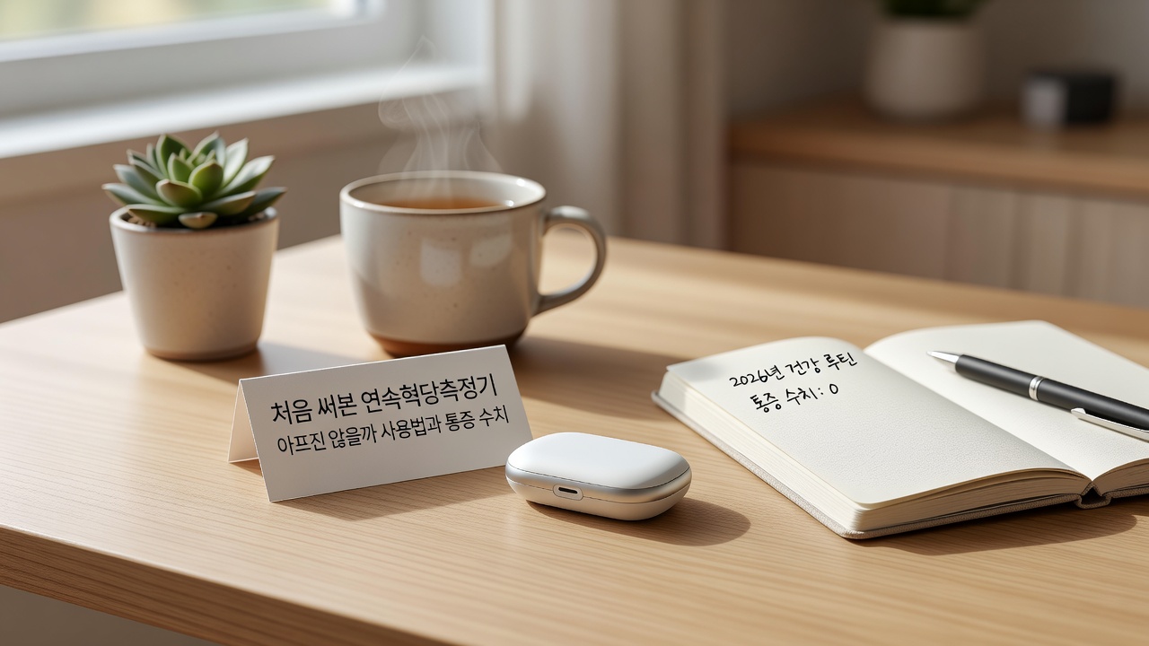 2 처음 써본 연속혈당측정기 아프진 않을까 사용법과 통증 수치