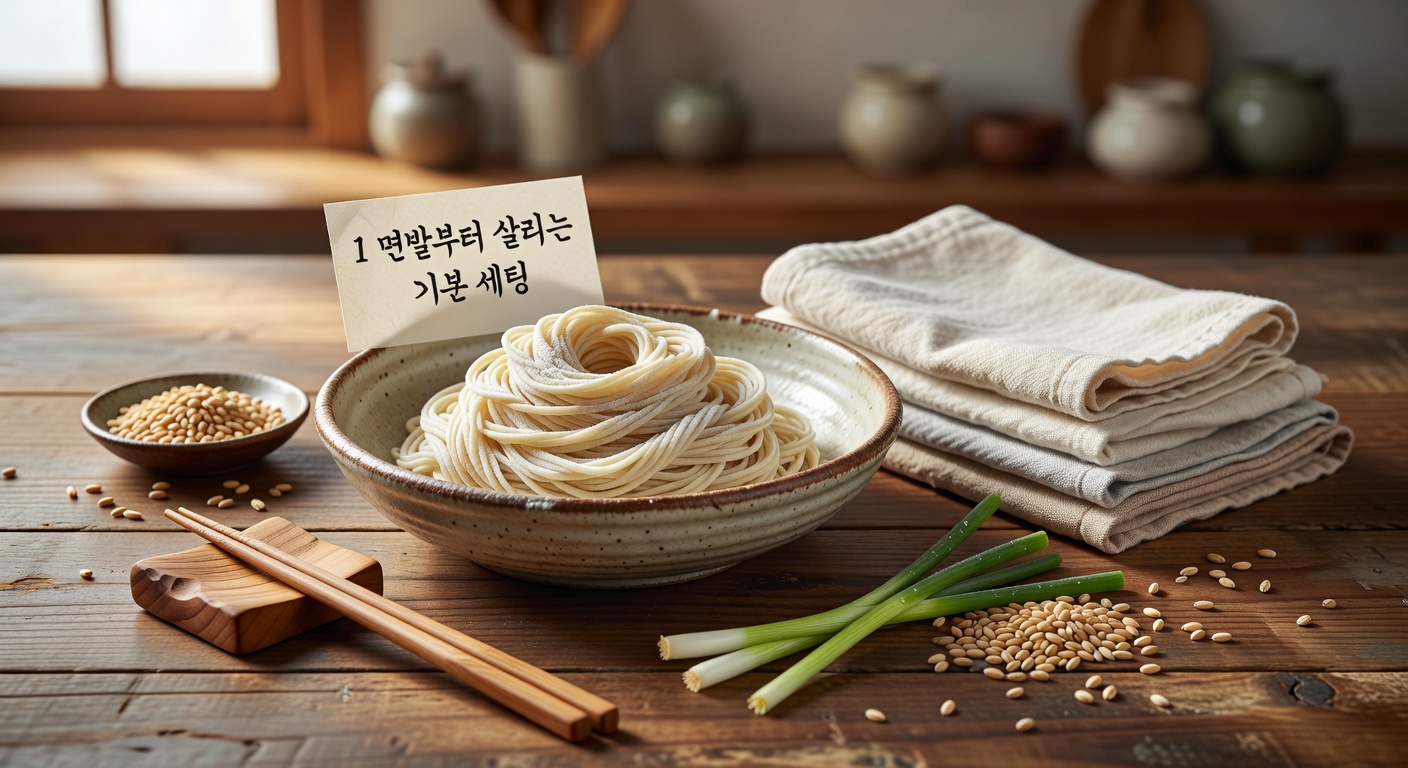 1 면발부터 살리는 기본 세팅