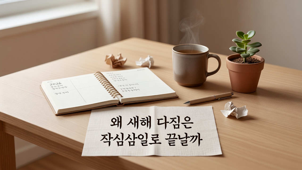 왜 새해 다짐은 작심삼일로 끝날까