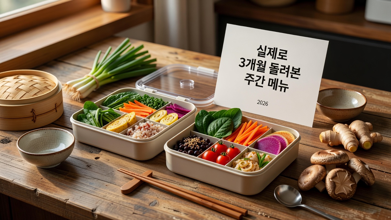 2 실제로 3개월 돌려본 주간 메뉴