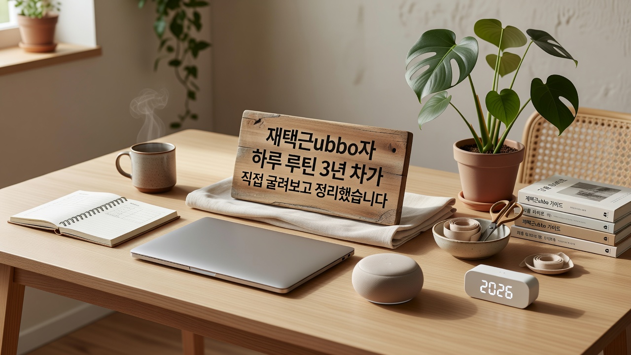 재택근무자 하루 루틴