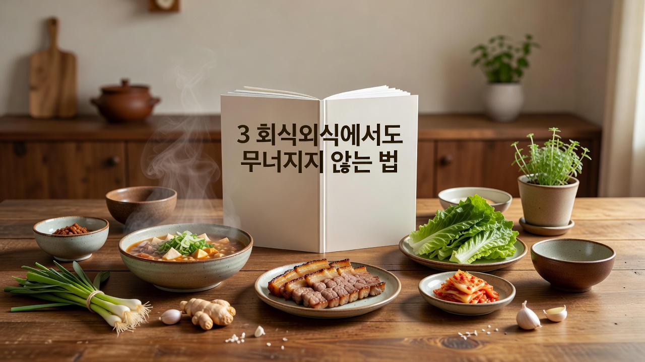 3 회식외식에서도 무너지지 않는 법