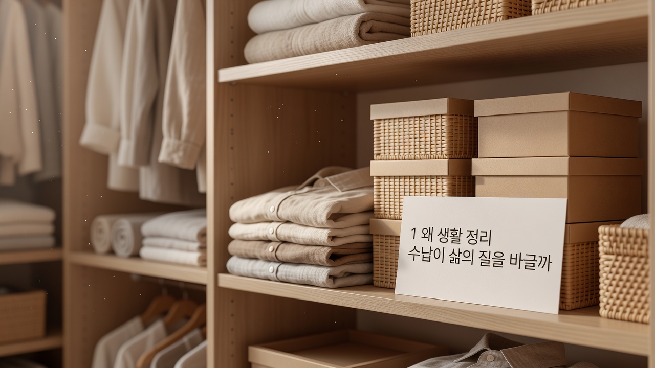 1 왜 생활 정리 수납이 삶의 질을 바꾸는가