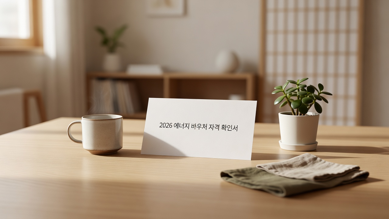1 에너지 바우처 나도 받을 수 있나